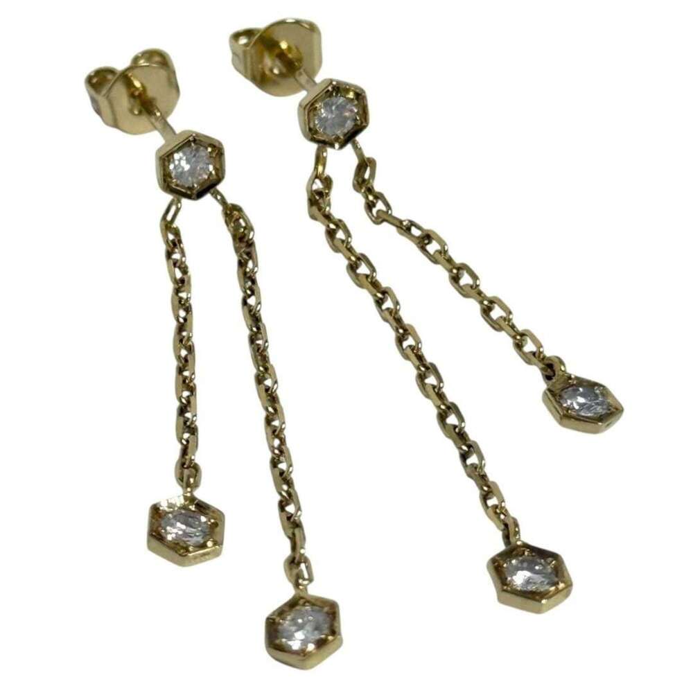 PIAGET 18k Gold Diamond Earrings